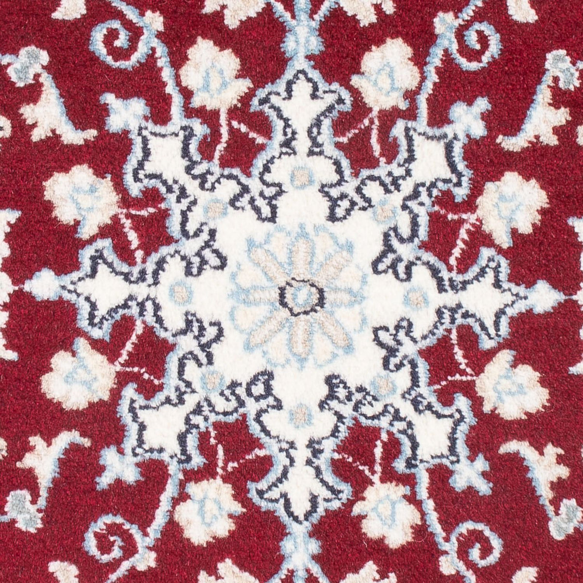 Tapis persan - Nain - Royal - 90 x 60 cm - rouge