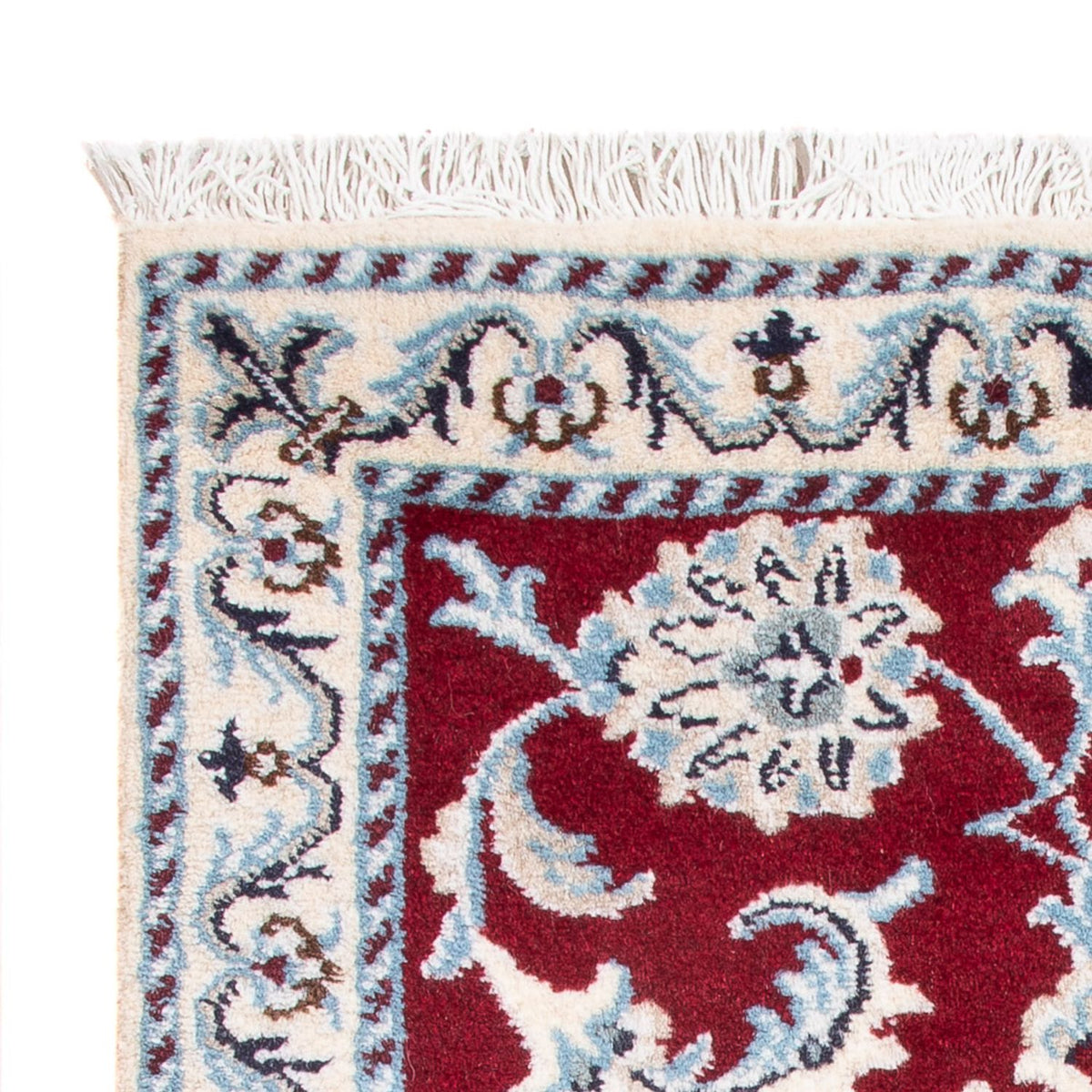 Tapis persan - Nain - Royal - 90 x 60 cm - rouge