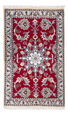 Tapis persan - Nain - Royal - 90 x 60 cm - rouge