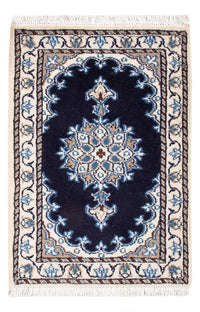 Tapis persan - Nain - Royal - 60 x 40 cm - bleu foncé