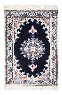 Tapis persan - Nain - Royal - 60 x 40 cm - bleu foncé