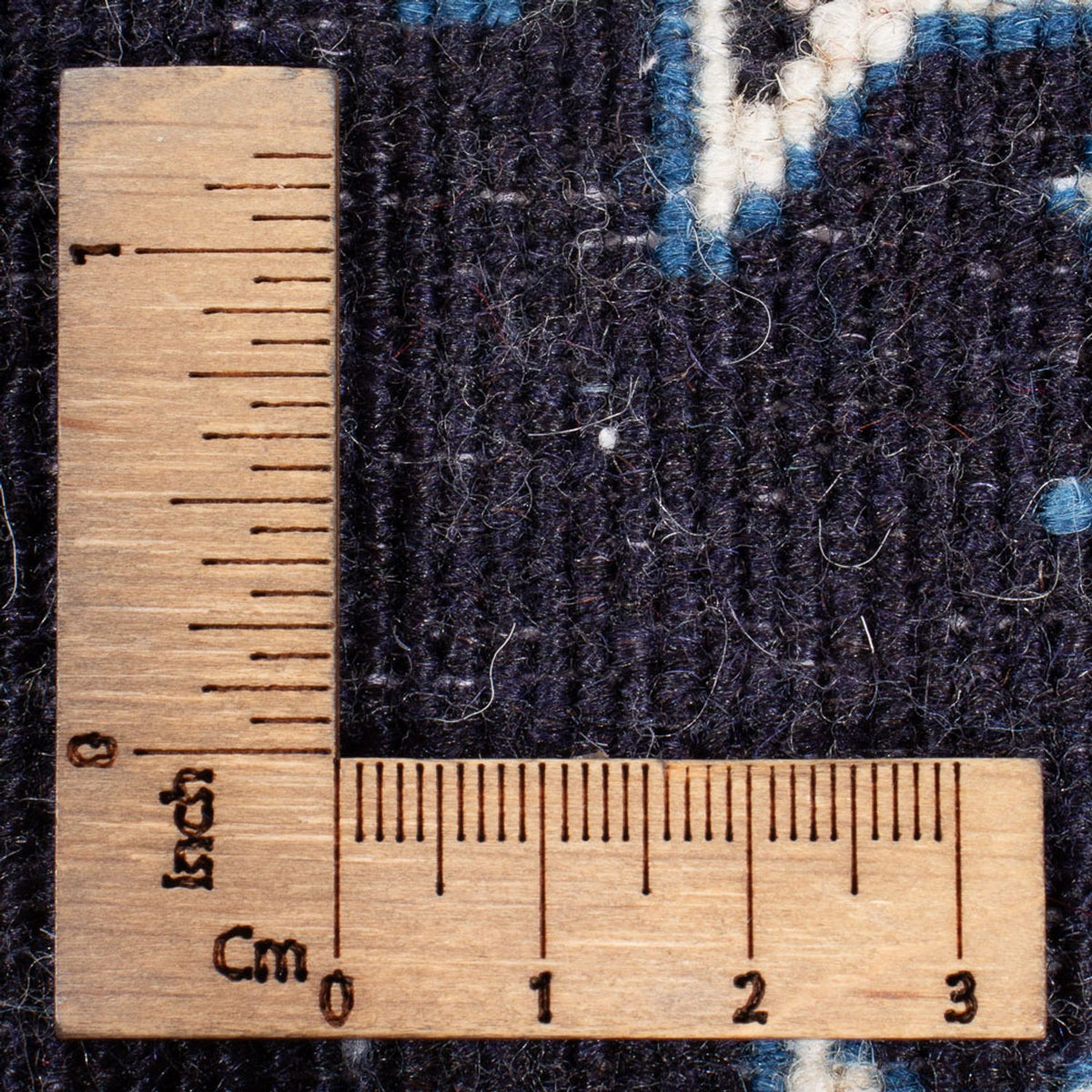 Tapis persan - Nain - Royal - 60 x 40 cm - bleu foncé