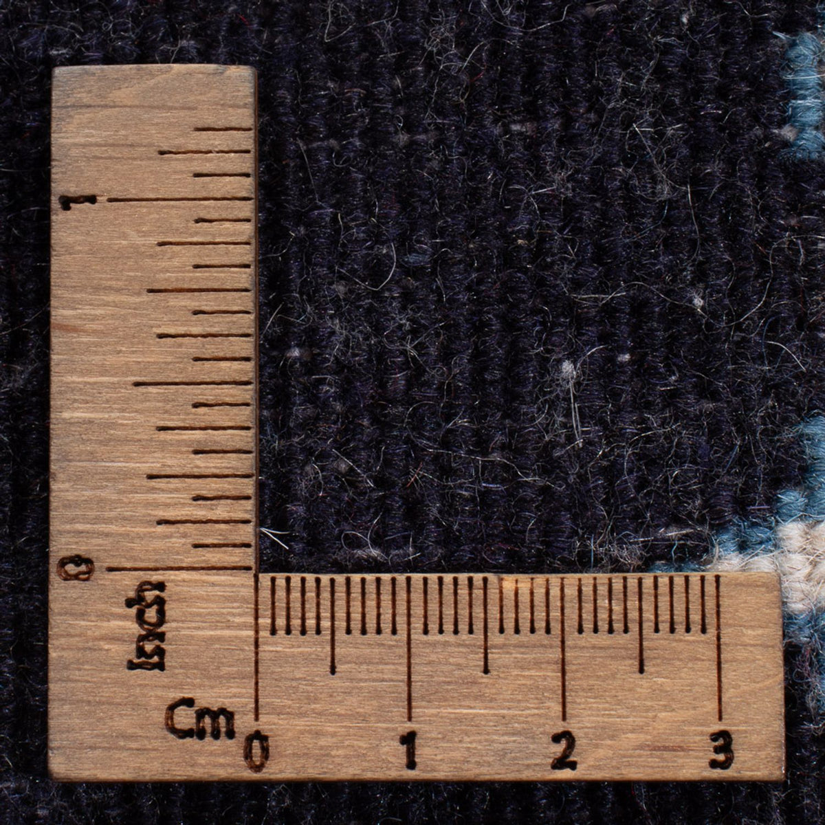 Tapis persan - Nain - Royal - 60 x 40 cm - bleu foncé