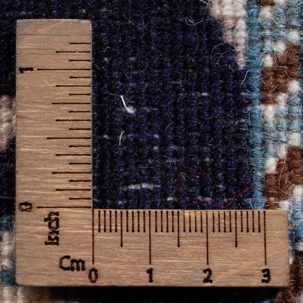 Tapis persan - Nain - Royal - 60 x 40 cm - bleu foncé