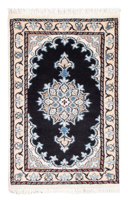 Tapis persan - Nain - Royal - 60 x 40 cm - bleu foncé