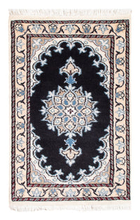 Tapis persan - Nain - Royal - 60 x 40 cm - bleu foncé