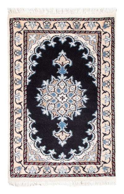 Tapis de Nain - 9La Tapis 40x60cm - Tapis persan - bleu foncé