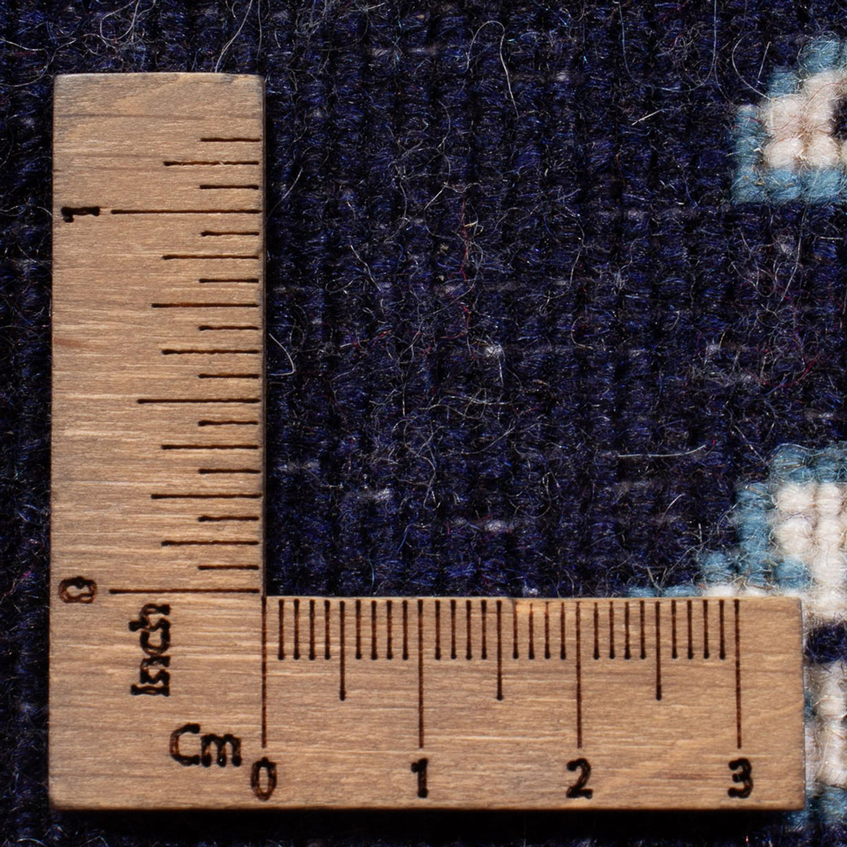 Tapis persan - Nain - Royal - 60 x 40 cm - bleu foncé