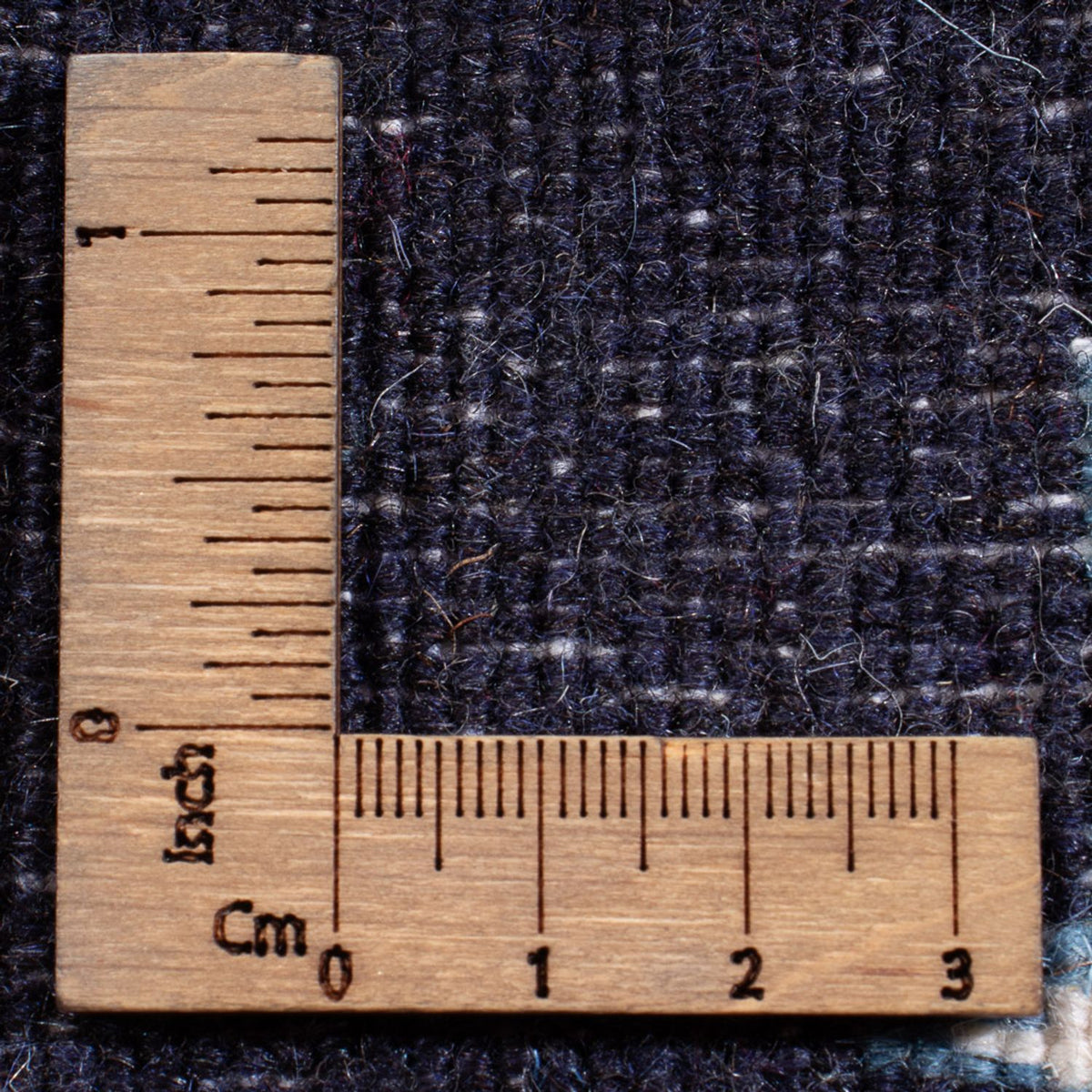 Tapis persan - Nain - Royal - 60 x 40 cm - bleu foncé