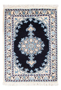 Tapis persan - Nain - Royal - 60 x 40 cm - bleu foncé