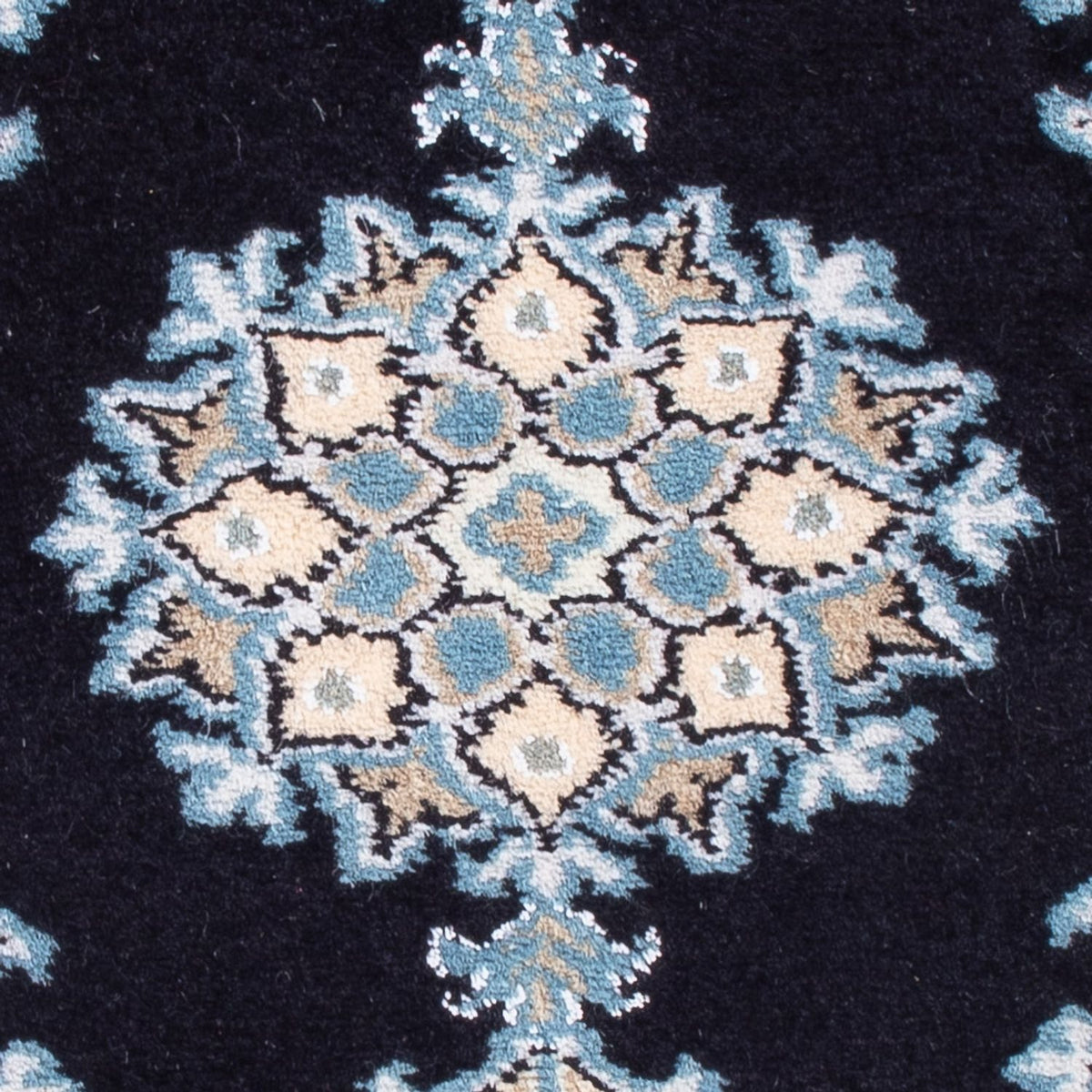 Tapis persan - Nain - Royal - 60 x 40 cm - bleu foncé