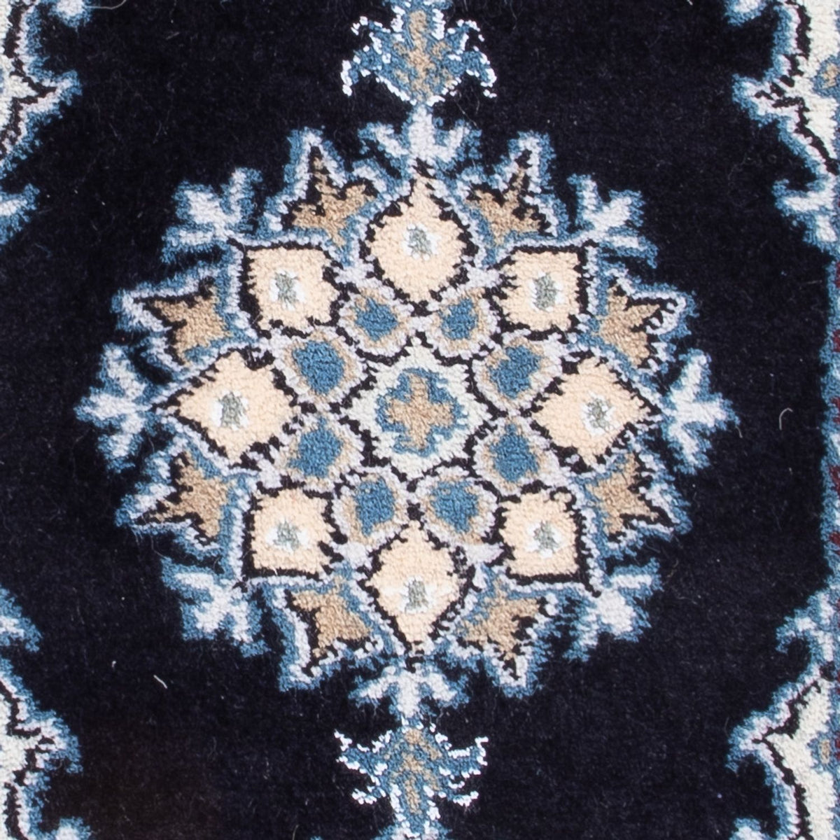 Tapis persan - Nain - Royal - 60 x 40 cm - bleu foncé