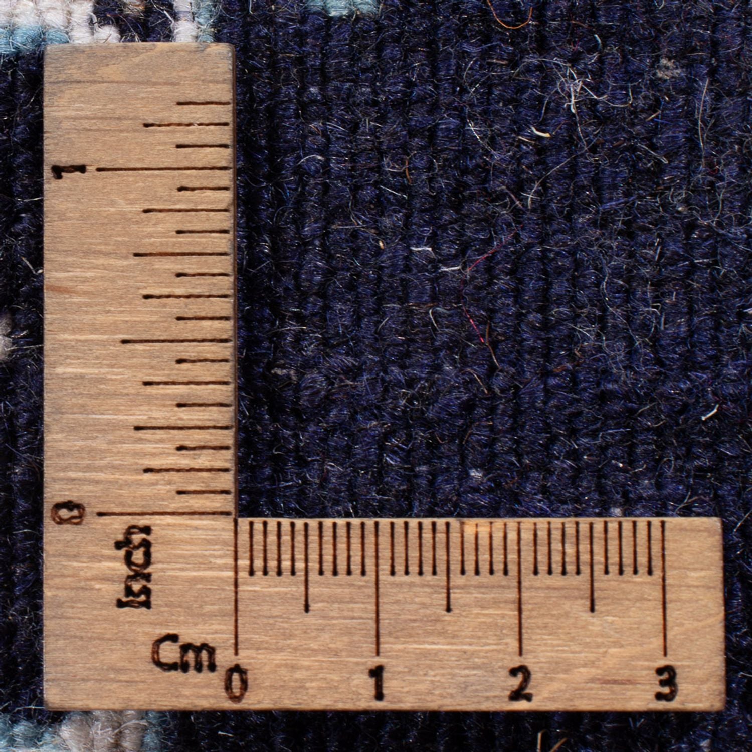 Tapis persan - Nain - Royal - 60 x 40 cm - bleu foncé