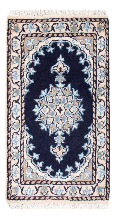 Tapis de Nain - 9La Tapis 40x60cm - Tapis persan - bleu foncé