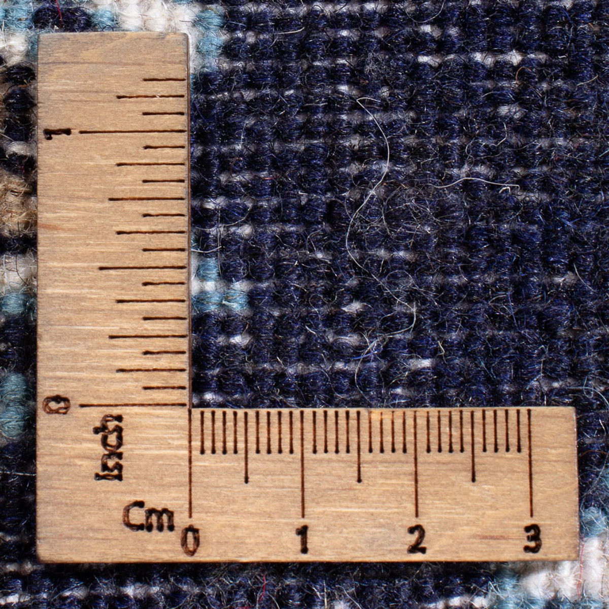 Tapis persan - Nain - Royal - 60 x 40 cm - bleu foncé