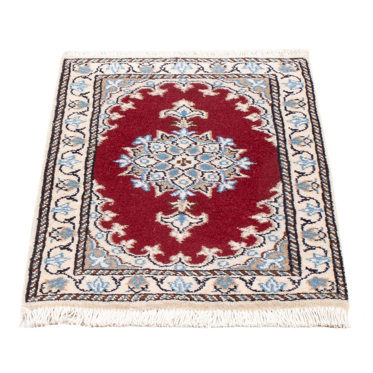 Tapis persan - Nain - Royal - 60 x 40 cm - rouge