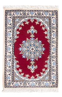Tapis persan - Nain - Royal - 60 x 40 cm - rouge