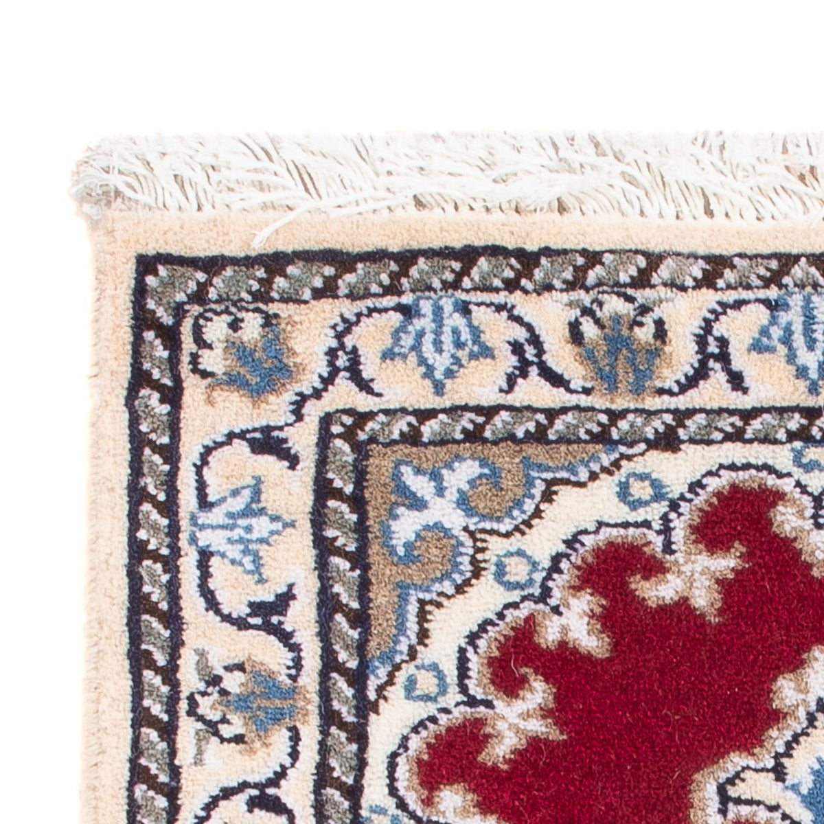 Tapis persan - Nain - Royal - 60 x 40 cm - rouge