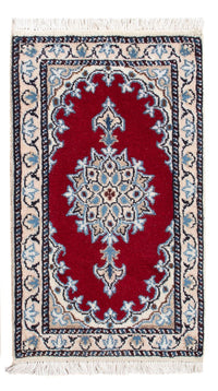 Tapis persan - Nain - Royal - 60 x 40 cm - rouge