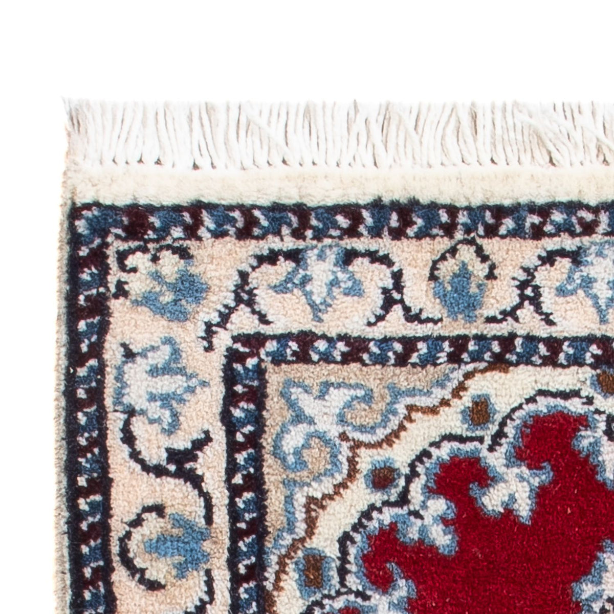 Tapis persan - Nain - Royal - 60 x 40 cm - rouge