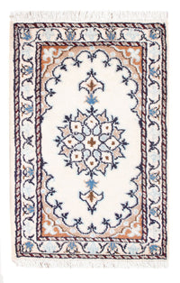 Tapis persan - Nain - Royal - 60 x 40 cm - crème