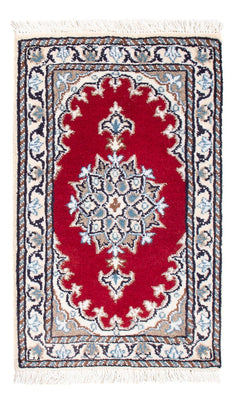 Tapis persan - Nain - Royal - 60 x 40 cm - rouge