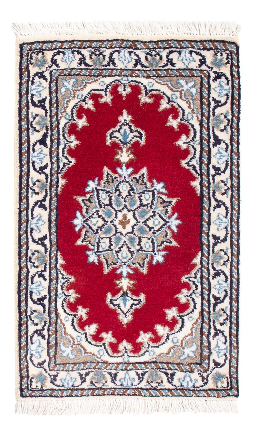 Tapis persan - Nain - Royal - 60 x 40 cm - rouge