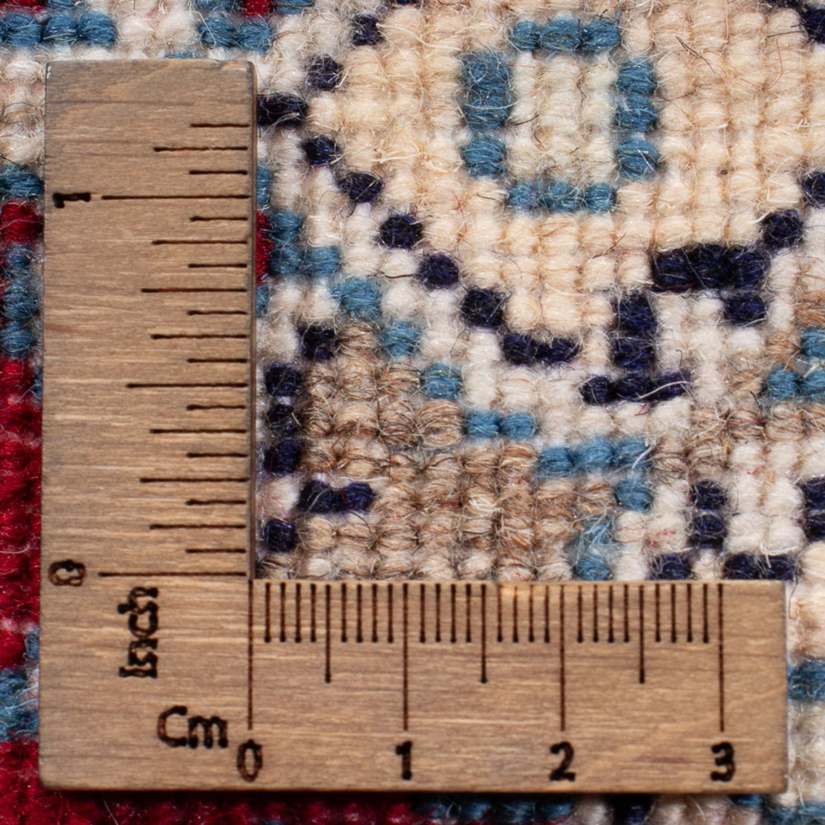 Tapis persan - Nain - Royal - 60 x 40 cm - rouge