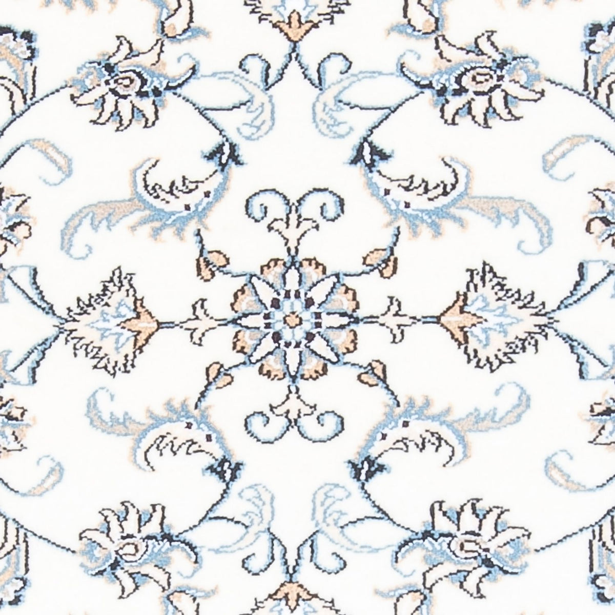 Tapis de couloir Tapis persan - Nain - 284 x 78 cm - argent