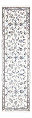 Tapis de couloir Tapis persan - Nain - 288 x 78 cm - argent