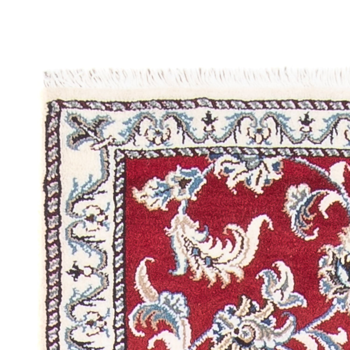 Tapis de couloir Tapis persan - Nain - 285 x 80 cm - rouge