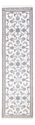 Tapis de couloir Tapis persan - Nain - 295 x 82 cm - argent