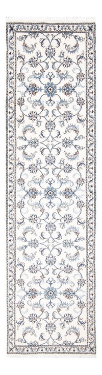 Tapis de couloir Tapis persan - Nain - 286 x 77 cm - argent