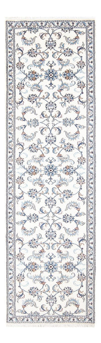 Tapis de couloir Tapis persan - Nain - 286 x 82 cm - argent