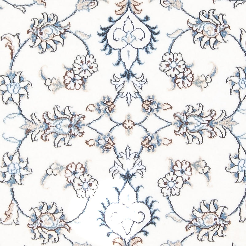 Tapis de couloir Tapis persan - Nain - 196 x 77 cm - argent