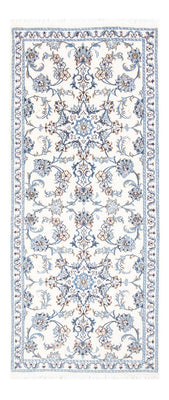 Tapis de couloir Tapis persan - Nain - 193 x 83 cm - argent