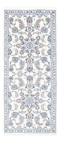 Tapis de couloir Tapis persan - Nain - 193 x 83 cm - argent
