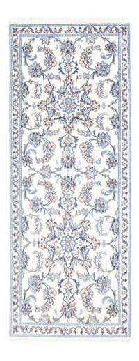 Tapis de couloir Tapis persan - Nain - 204 x 78 cm - argent