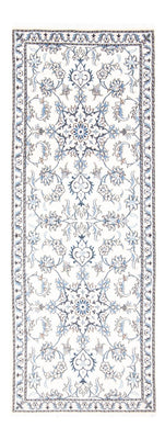 Tapis de couloir Tapis persan - Nain - 200 x 77 cm - argent
