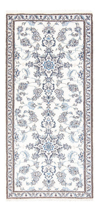 Tapis de couloir Tapis persan - Nain - 188 x 84 cm - argent