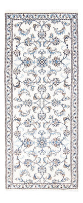 Tapis de couloir Tapis persan - Nain - 200 x 80 cm - argent
