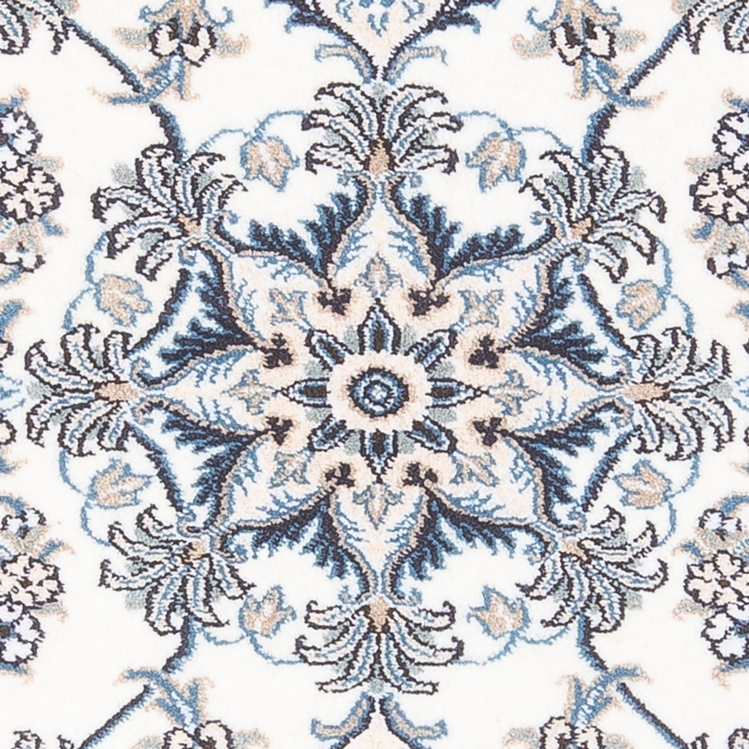 Tapis persan - Nain - 140 x 90 cm - argent