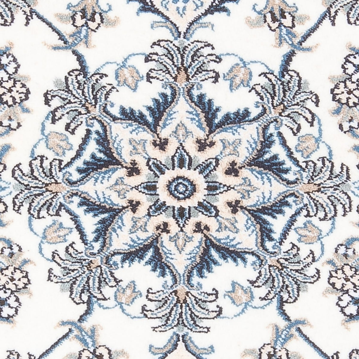 Tapis persan - Nain - 140 x 90 cm - argent