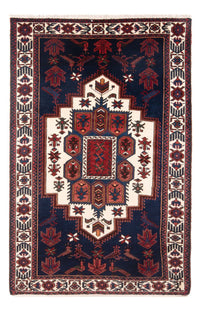 Tapis persan - Nomadic - 202 x 125 cm - bleu foncé