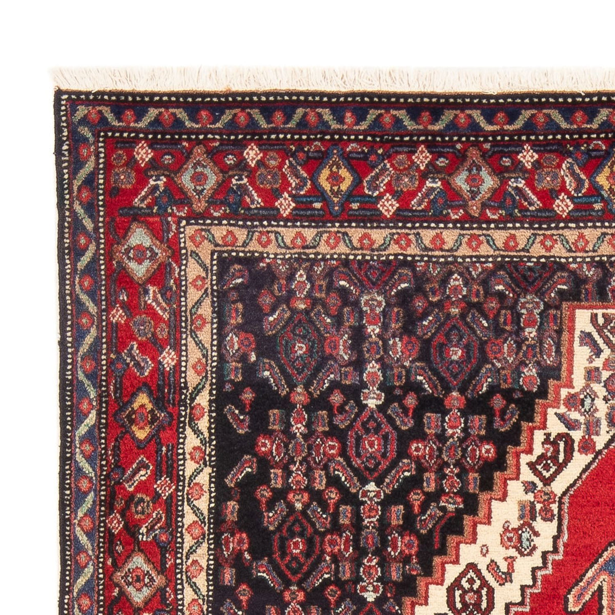 Tapis persan - Classique - 196 x 140 cm - bleu foncé