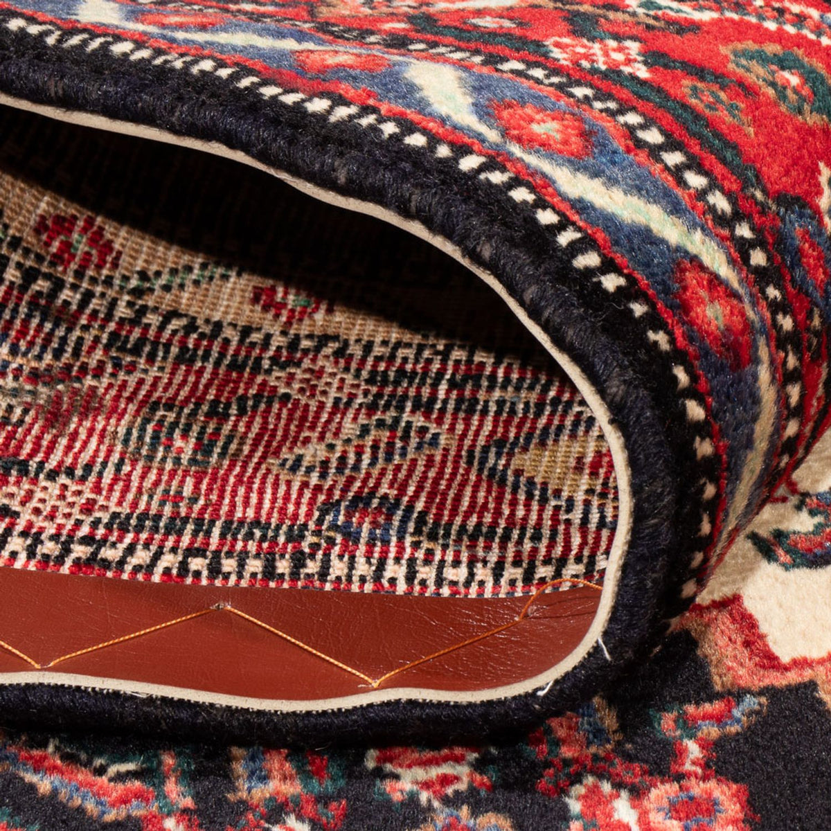 Tapis persan - Classique - 196 x 140 cm - bleu foncé