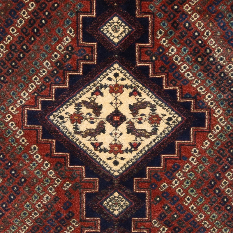 Tapis persan - Nomadic - 208 x 142 cm - rouge