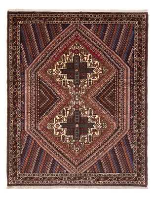 Tapis persan - Nomadic - 180 x 138 cm - rouge