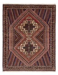Tapis persan - Nomadic - 180 x 138 cm - rouge
