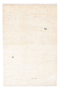 Tapis Gabbeh - Persan - 176 x 120 cm - blanc